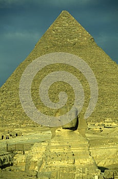 AFRICA EGYPT CAIRO GIZA PYRAMIDS SPHINX