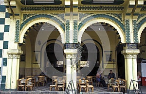 AFRICA EGYPT CAIRO OLD TOWN MARKET TEA HOUSE