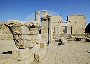 Africa, Egypt, temple of horus at edfu