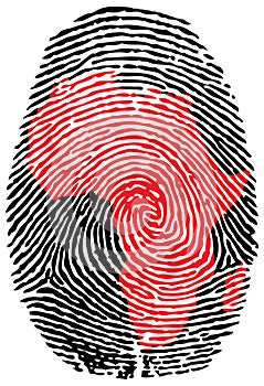 Africa-fingerprint