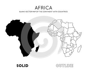 Africa map.