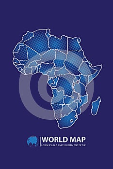 Africa Map design Vector Illustration