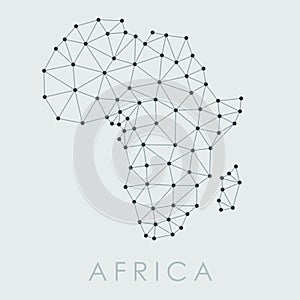 Africa map vector