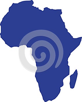 Africa map vector vector