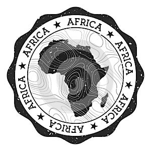 Africa outdoor stamp.