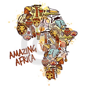 Africa Sketch Concept