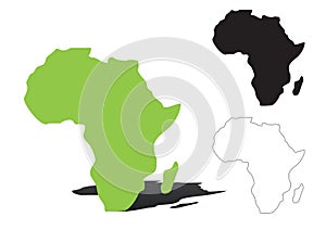 Africa - vector photo