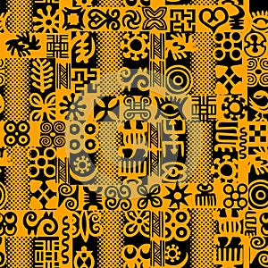 African Adinkra Pattern photo