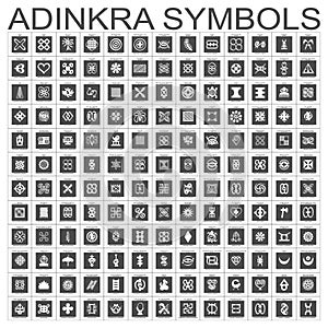 African Adinkra symbols with their meanings