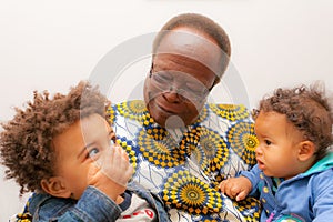 African American Babies Grand Father