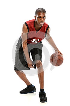 African American Basketball Player