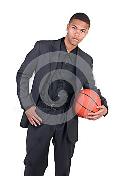 African American Basketball Player