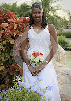 African american bride