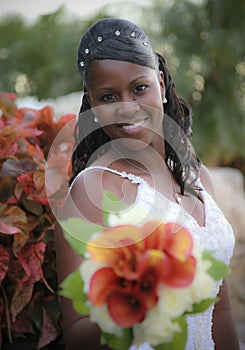 African american bride