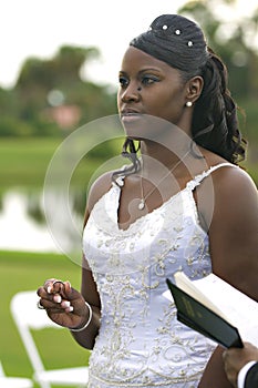 African american bride