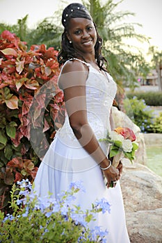 African american bride