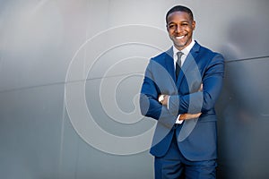 African american business man, executive, corporate leader, CEO type, showing style, charisma, personality, charm and elegance