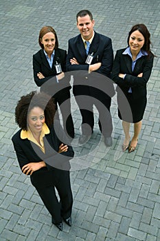 African American Businesswoman As Leader