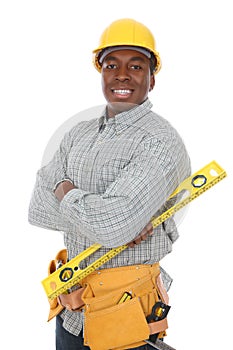 African American Construction Man