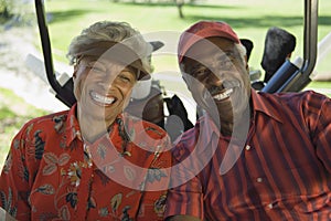 African American Couple Smiling