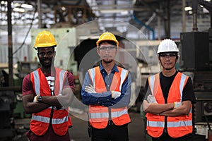 African American engineer skills quality, maintenance, training industry factory worker , warehouse Workshop for factory operators