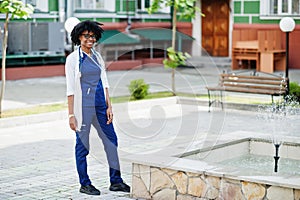 African american female paramedic