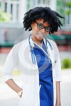 African american female paramedic