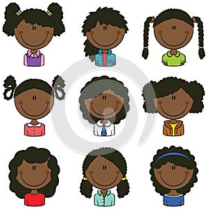 African-American Girls Avatar