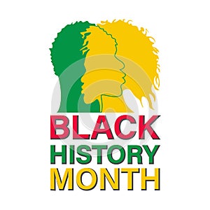 African American History or Black History Month. Celebrated annually in February