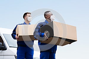 African American Movers Service Man