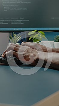 African american person programming codes for firewall server