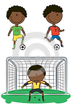 African-American soccer players