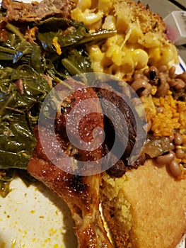 African American Soul Food dinner