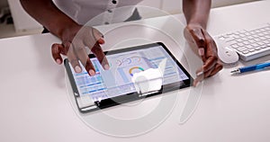 African American Spreadsheet Data Analyst