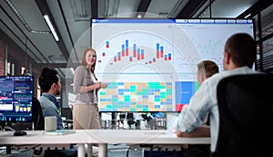 African American Stock Analyst Analyzing Data On Computer