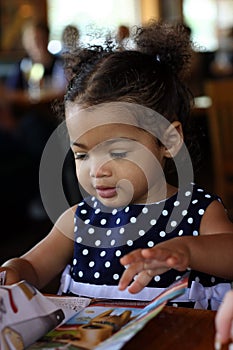 African-American Toddler female