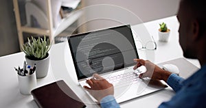 African American Web Developer Programmer