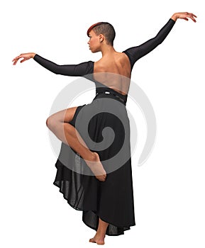 African American woman Dance Pose