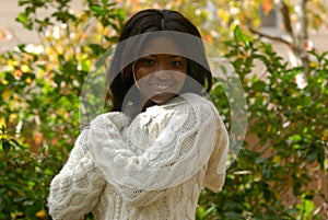 African-American woman smiling