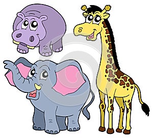 African animals collection