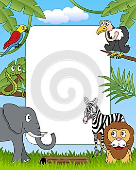 African Animals Photo Frame [4]