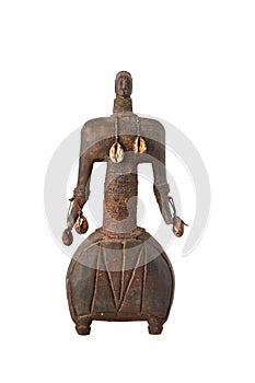 African artifact of a man