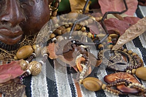 African artifacts and jewelry from Cameroon