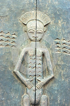 African bas-relief