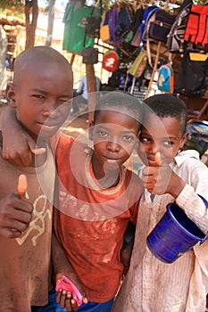 African boys
