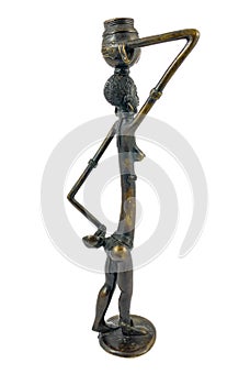 African bronce figure photo
