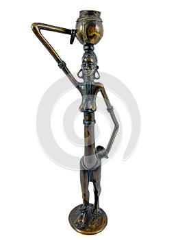 African bronze figure