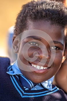 African child smiling