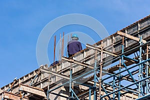 African construction workers