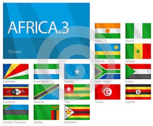 African Countries - Part 3. World Flags Series